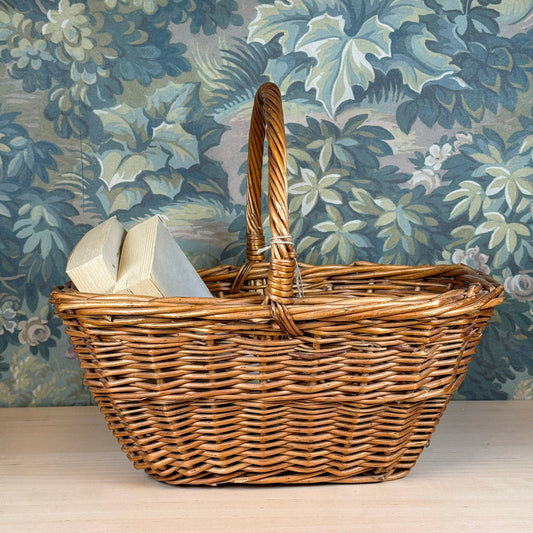 Vintage Basket with Handle