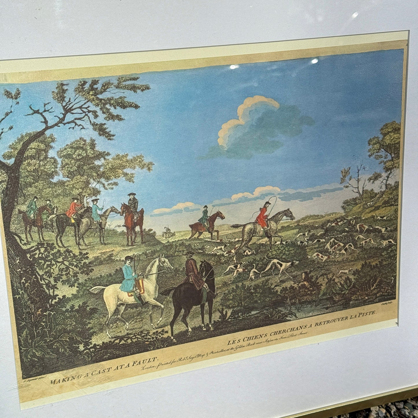 Making a Cast at a Fault, Framed Print