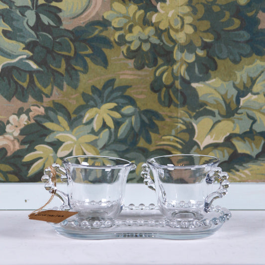 Candlewick Cream & Sugar Set
