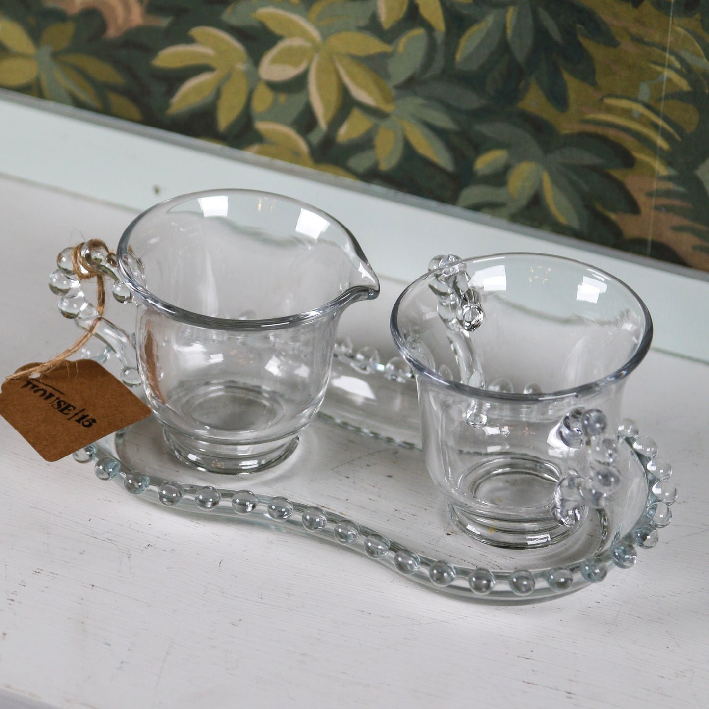 Candlewick Cream & Sugar Set