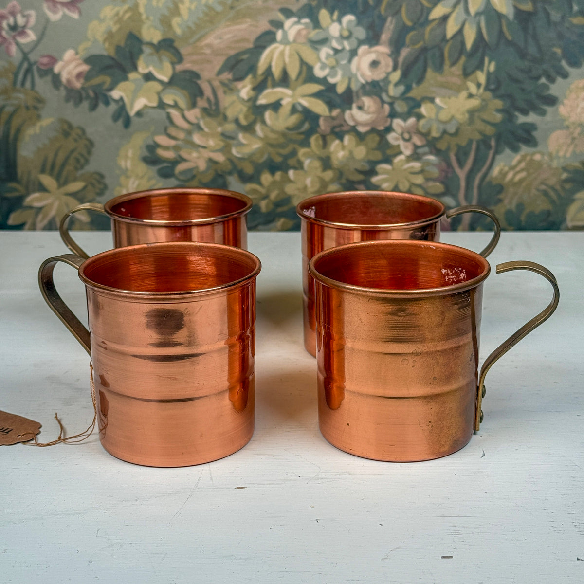 Vintage Copper Moscow Mule Cups