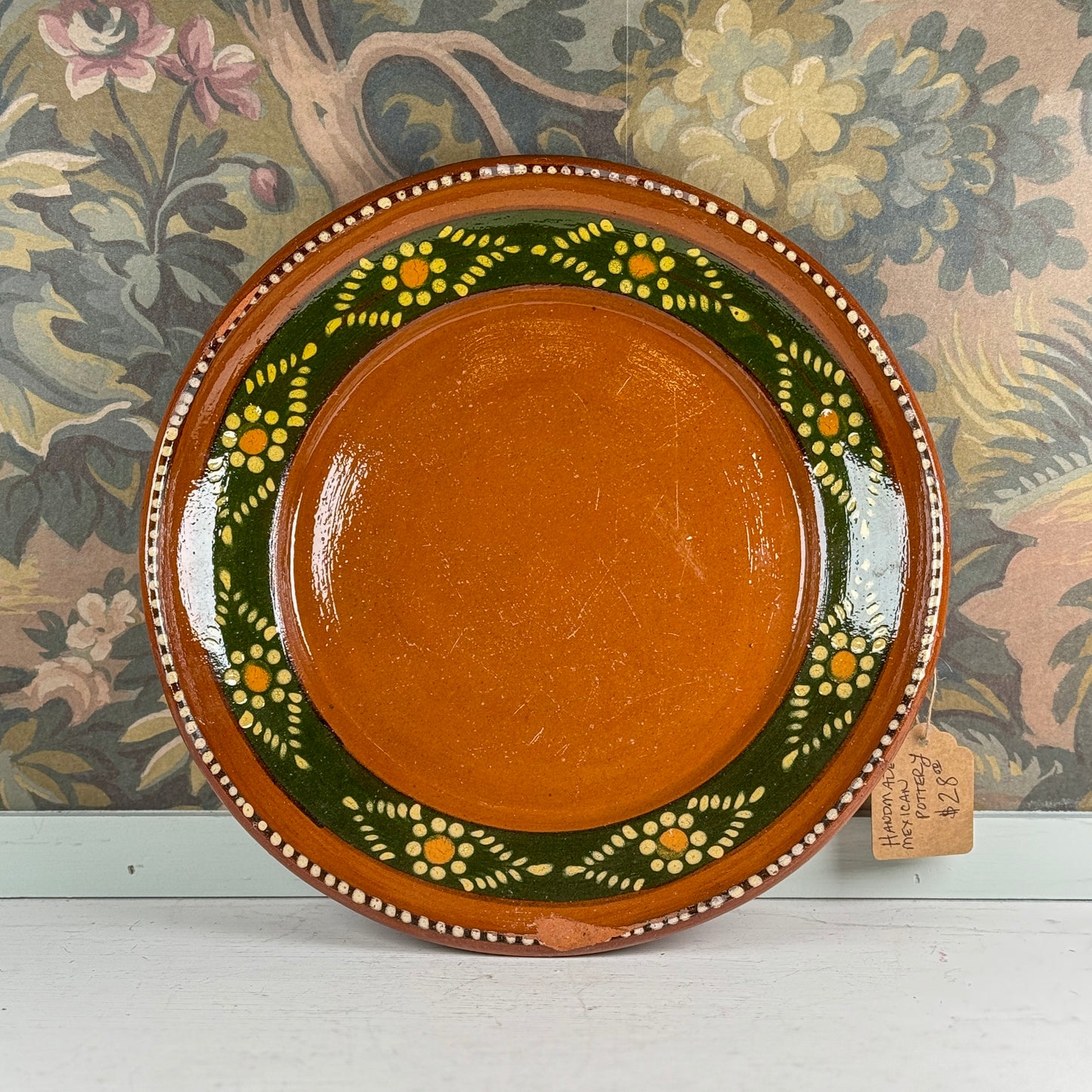 Handmade Mexican Pottery Plate