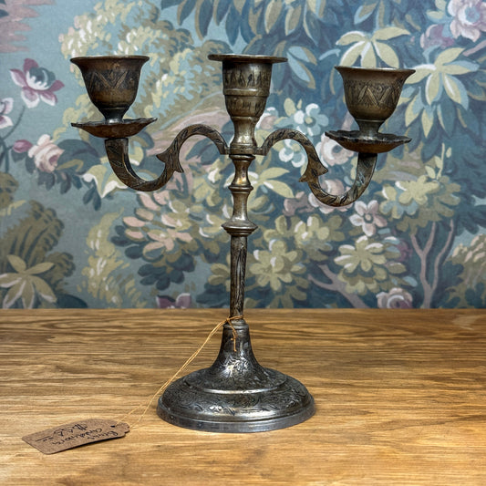 Antique Brass Candlabra