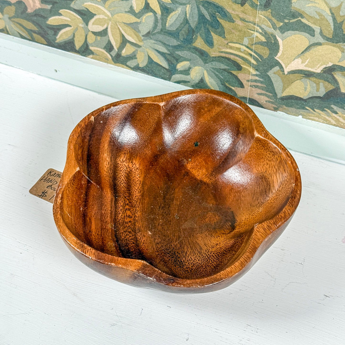 Kamani Wood Hand Carved Bowl