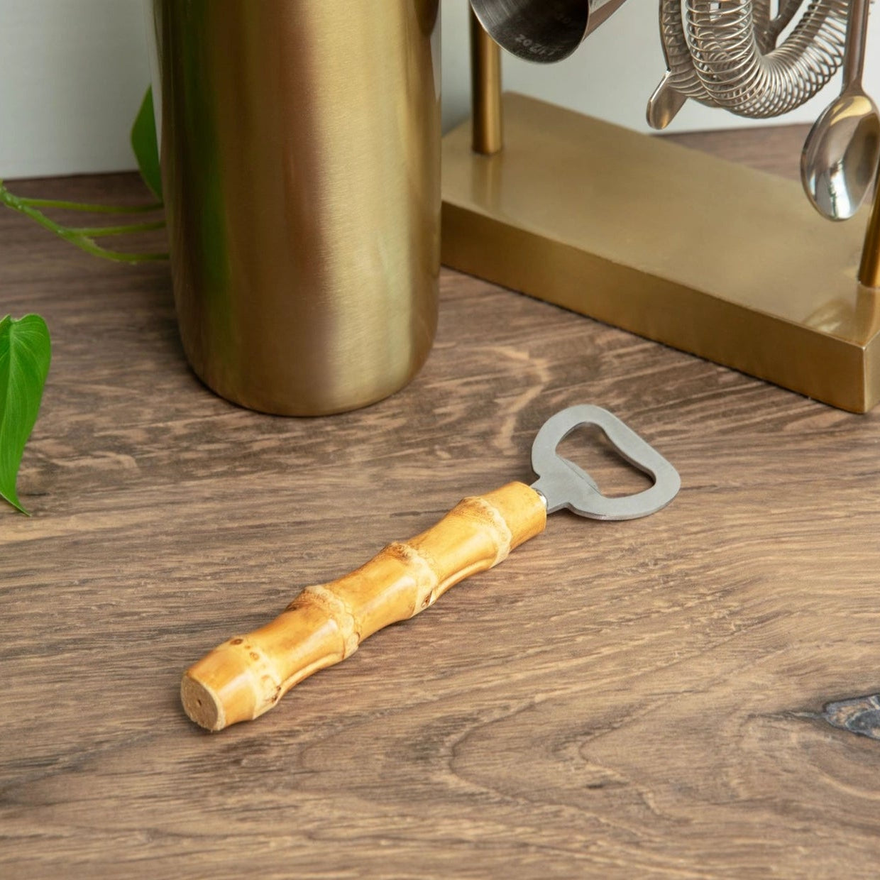 Bamboo Bottle Opener