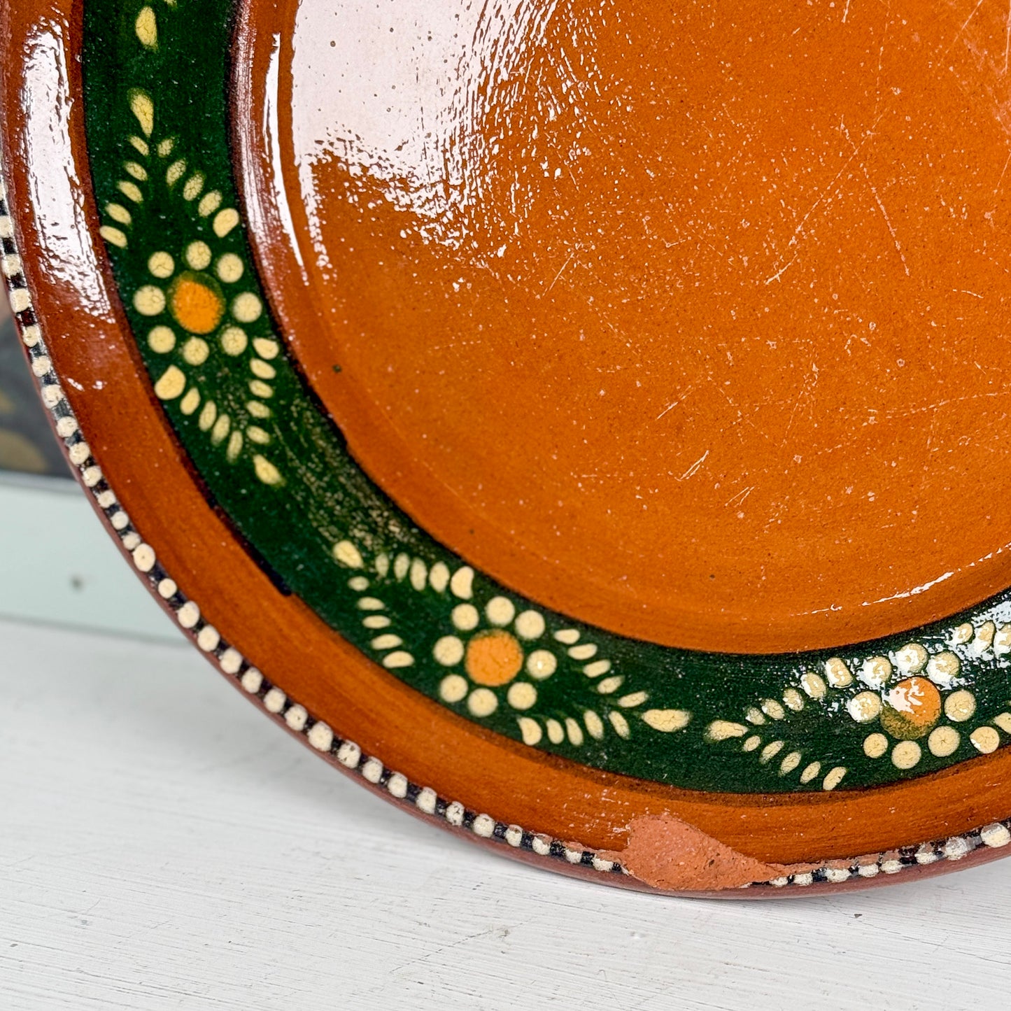 Handmade Mexican Pottery Plate