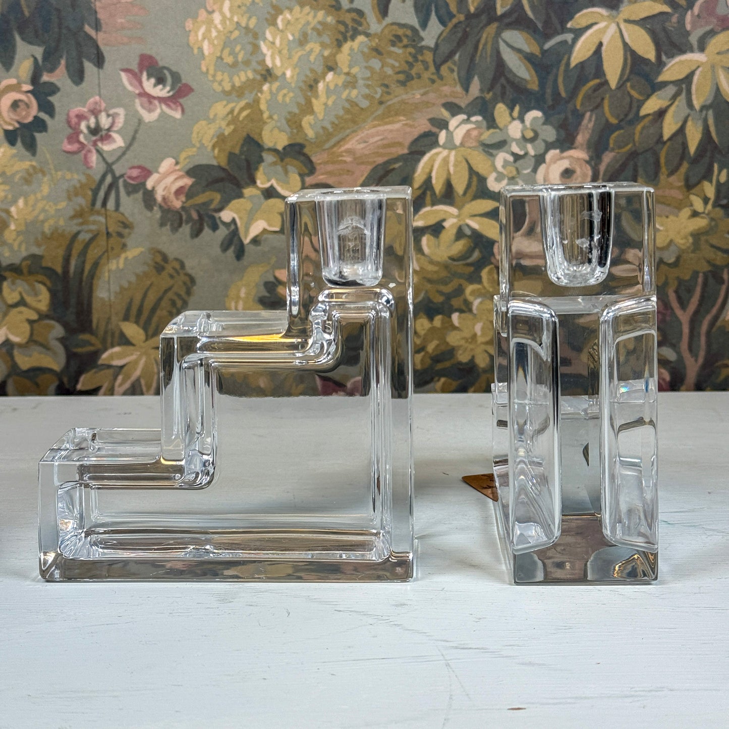 Pair of Portugal Glass Bookends