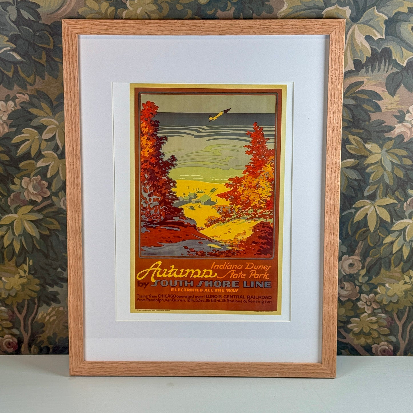 Autumn by South Shore Line Framed Print