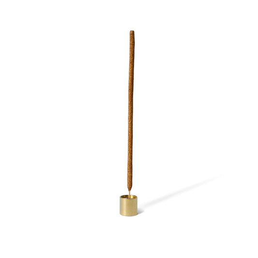 Mini Cylinder Brass Incense Holder