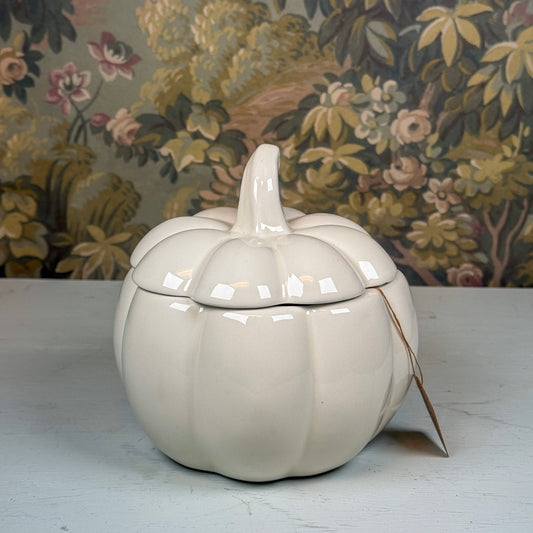 Creamy White Pumpkin Jar