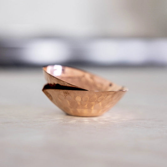 Copper Hammered Pinch Pots (Set of 2)
