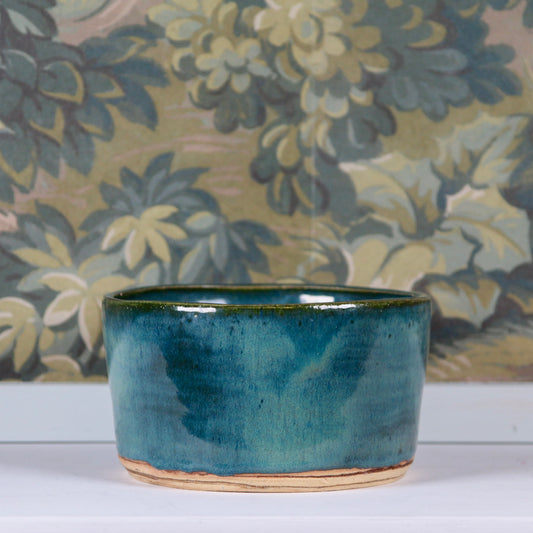 Handmade Blue Pottery Catchall
