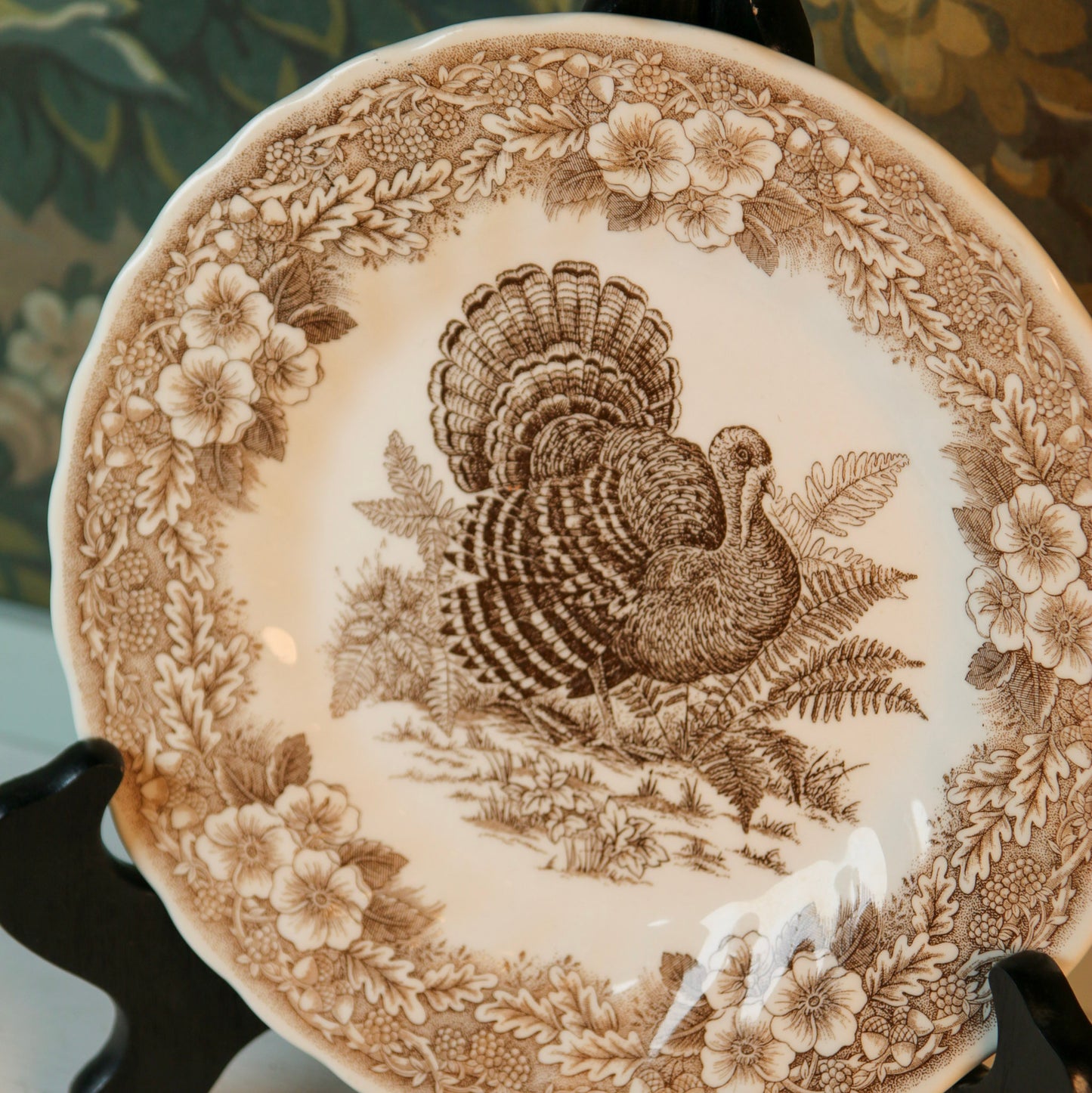 Vintage Queen’s Myott Thanksgiving Turkey Plate