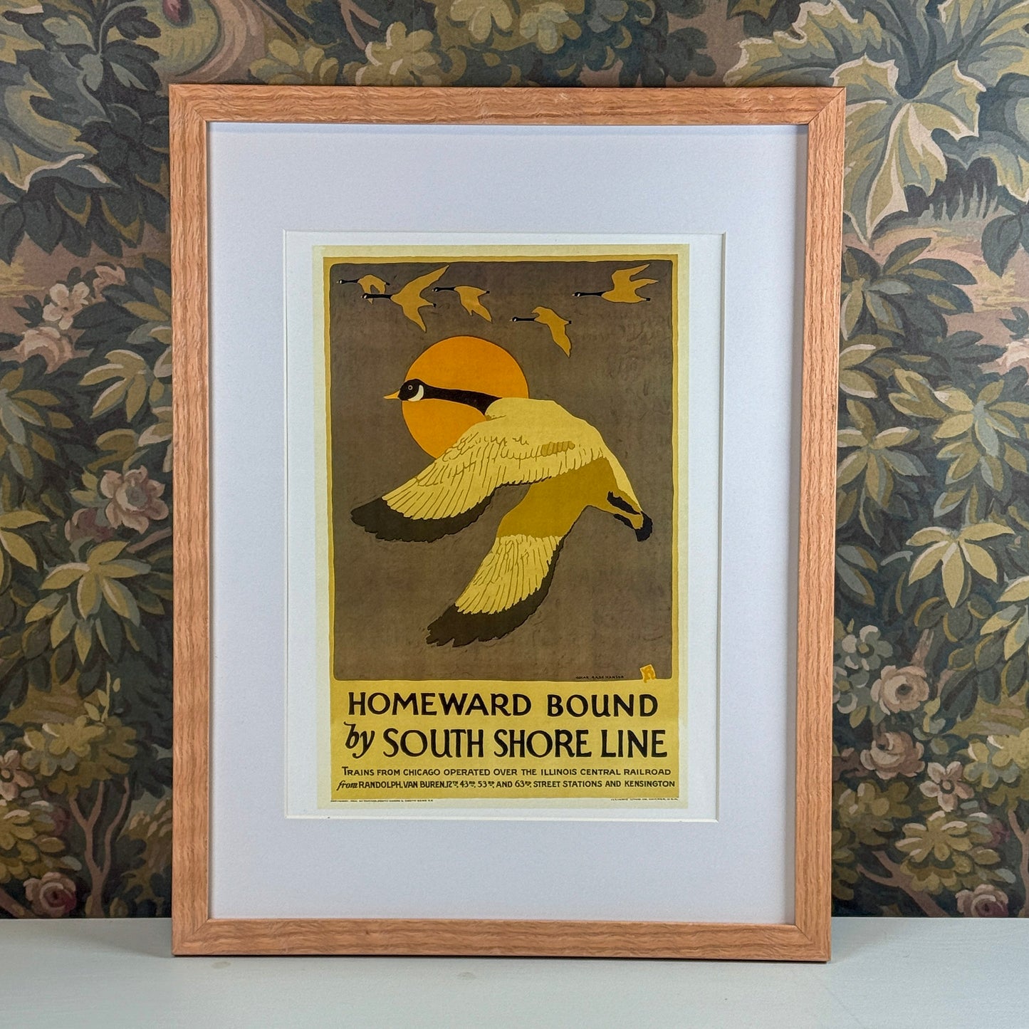 Homeward Bound by South Shore Line Framed Print