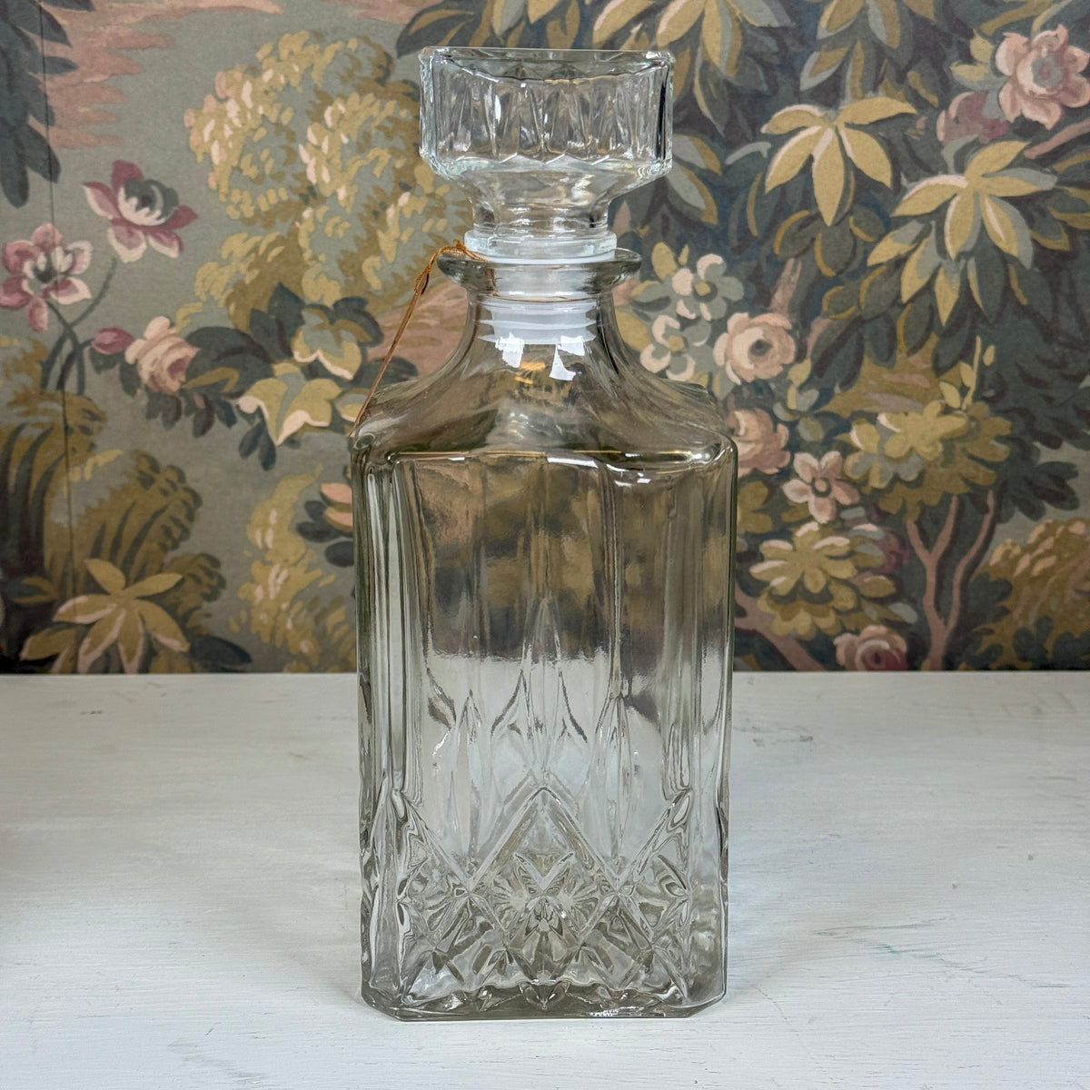 Vintage Block Decanter