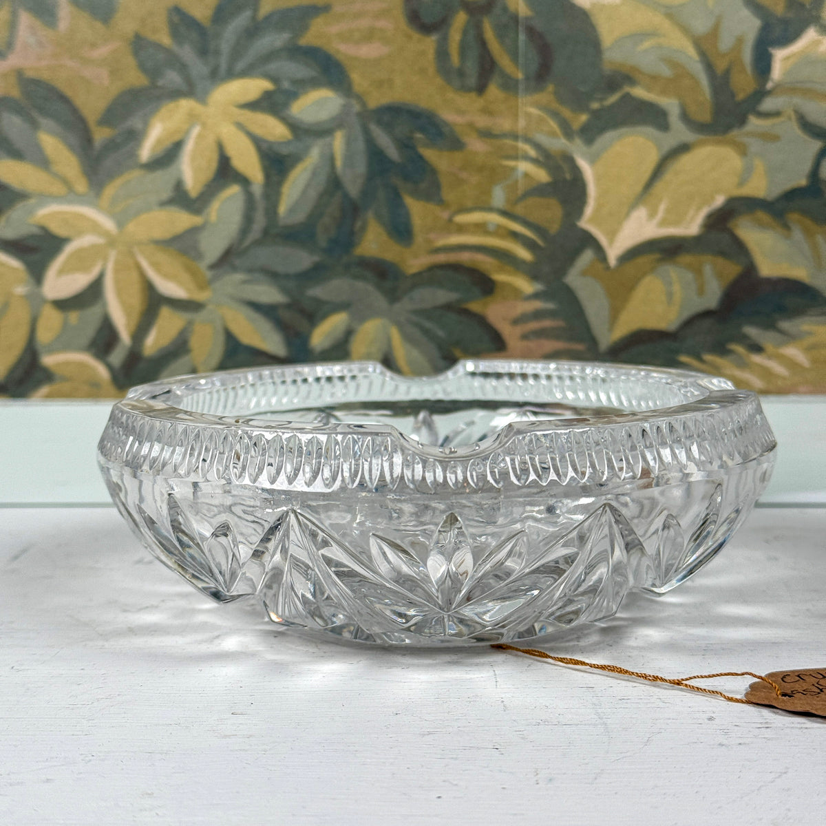 Crystal Cut Ashtray