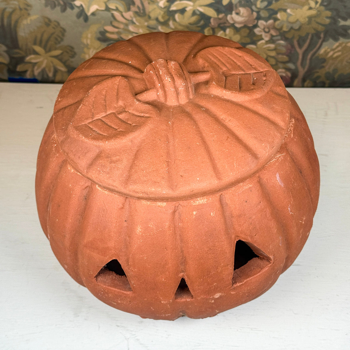 1990s Terracotta Jack-O-Lantern