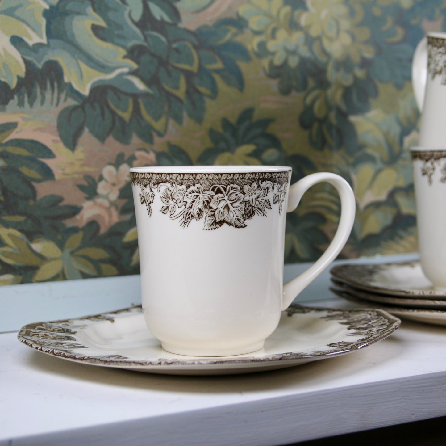 Johnson Brothers “Friendly Village” Coffee Set