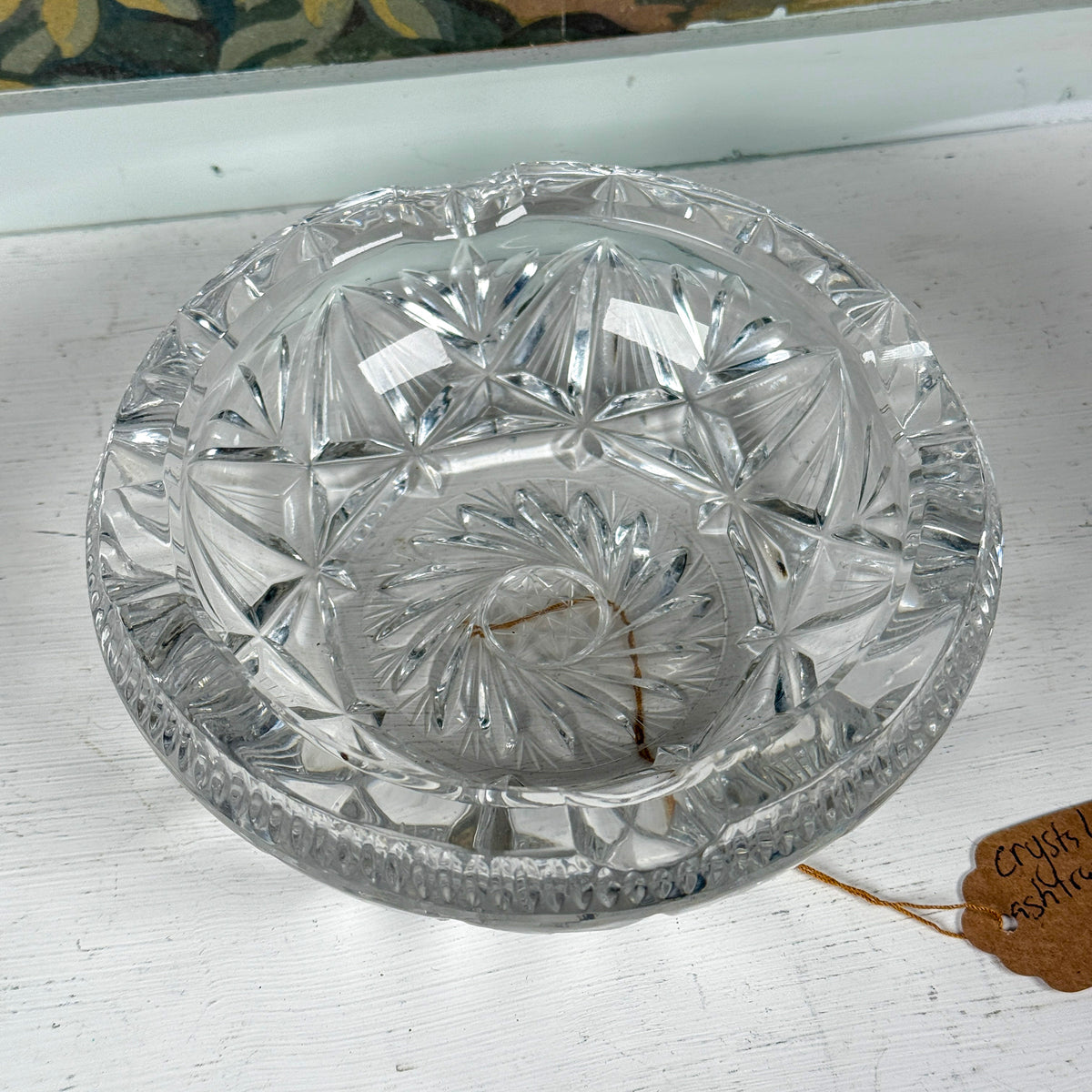 Crystal Cut Ashtray