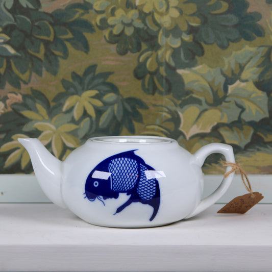 Blue Koi Teapot