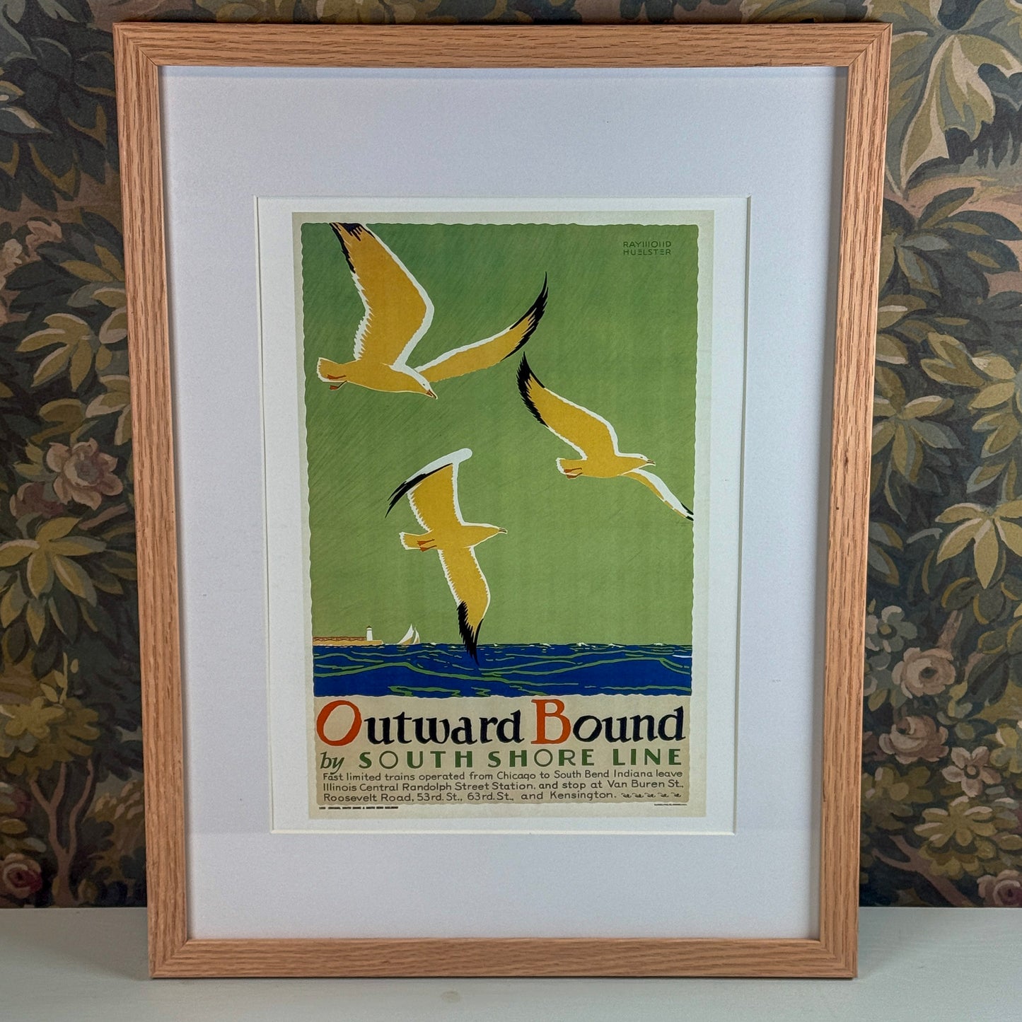 Outward Bound by South Shore Line Framed Print