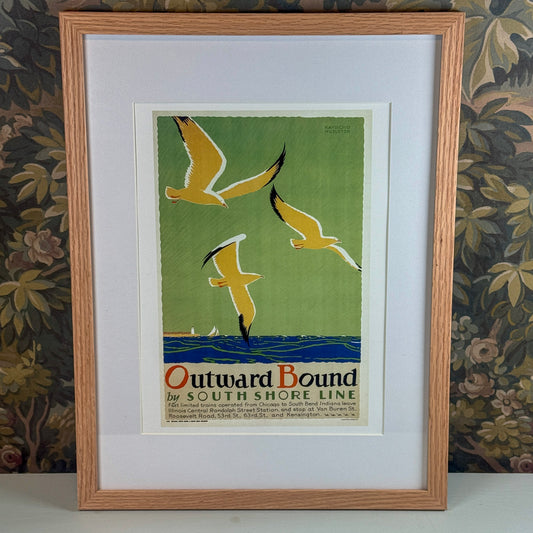 Outward Bound by South Shore Line Framed Print