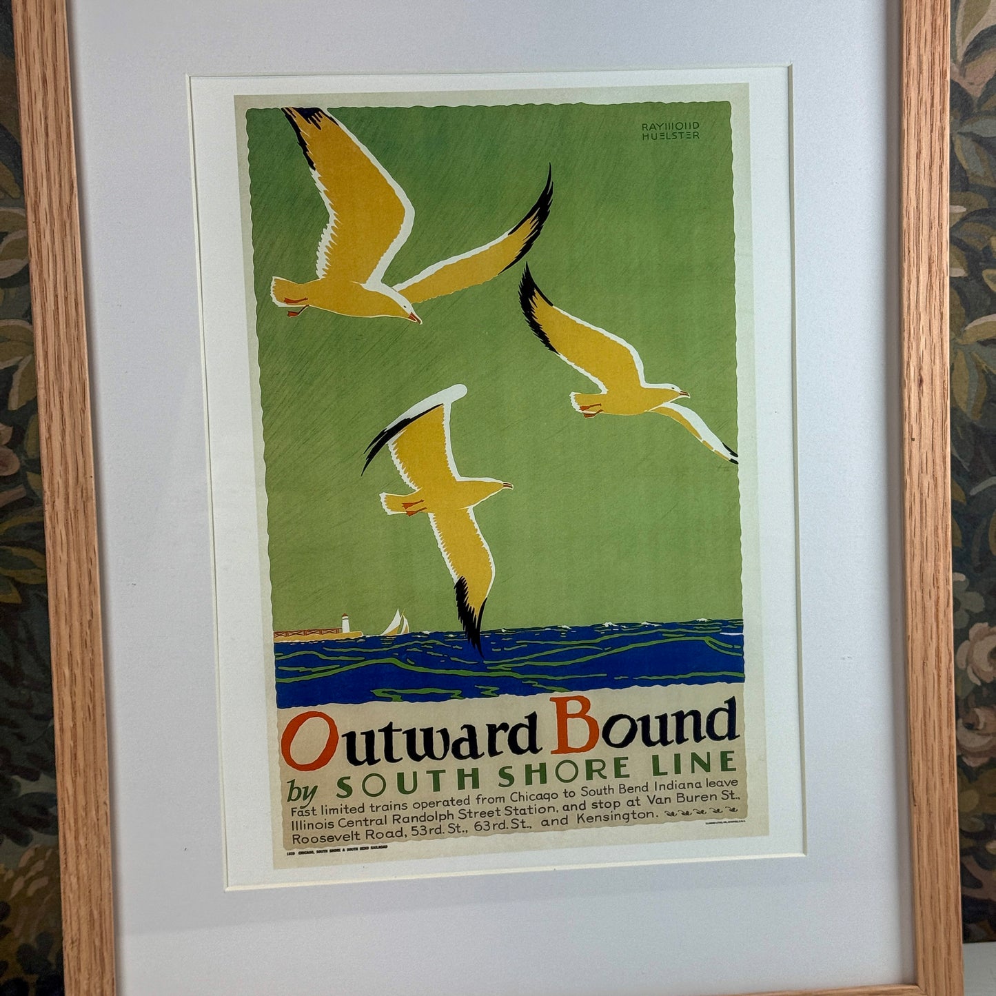 Outward Bound by South Shore Line Framed Print