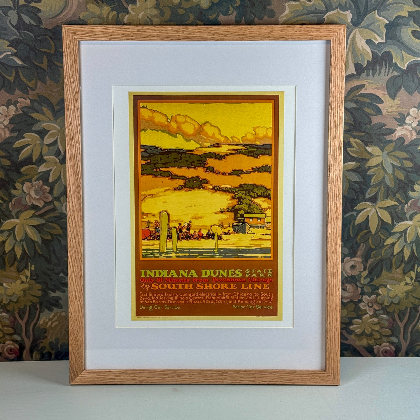 Indiana Dunes State Park I by South Shore Line Framed Print