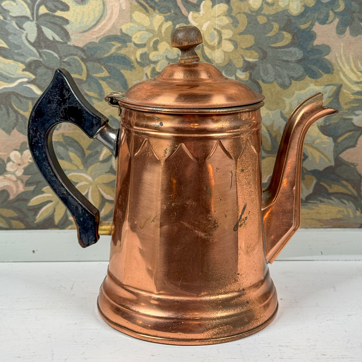 Copper Coffee Pitcher
