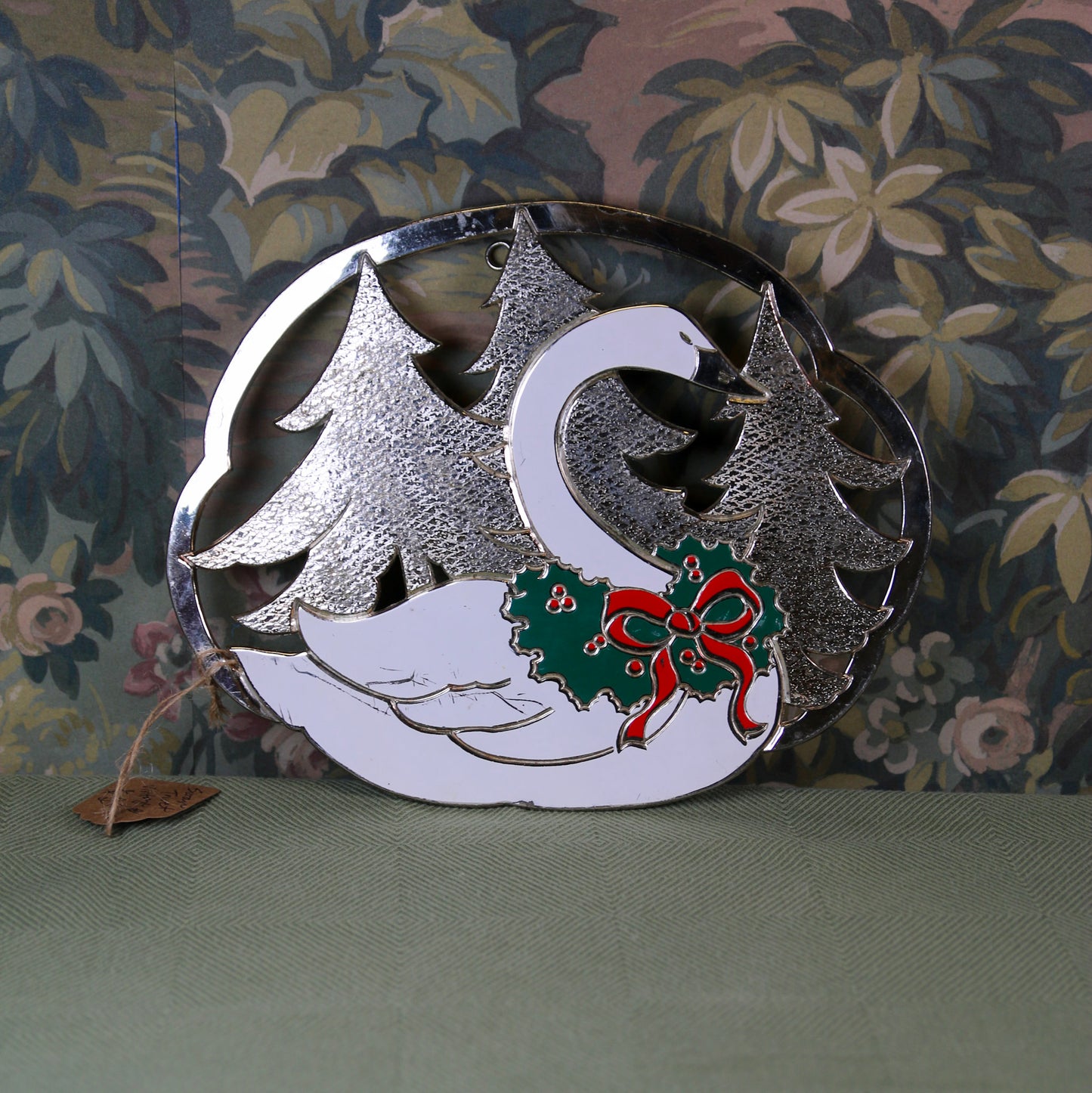 Vintage Swan Trivet