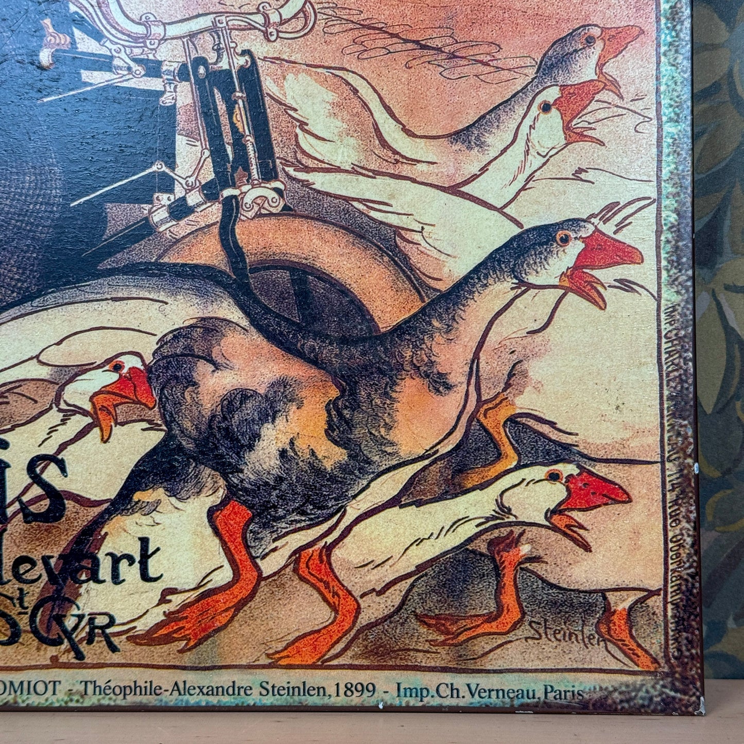 Vintage French Tin Art