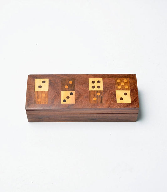 Handmade Wooden Domino Set