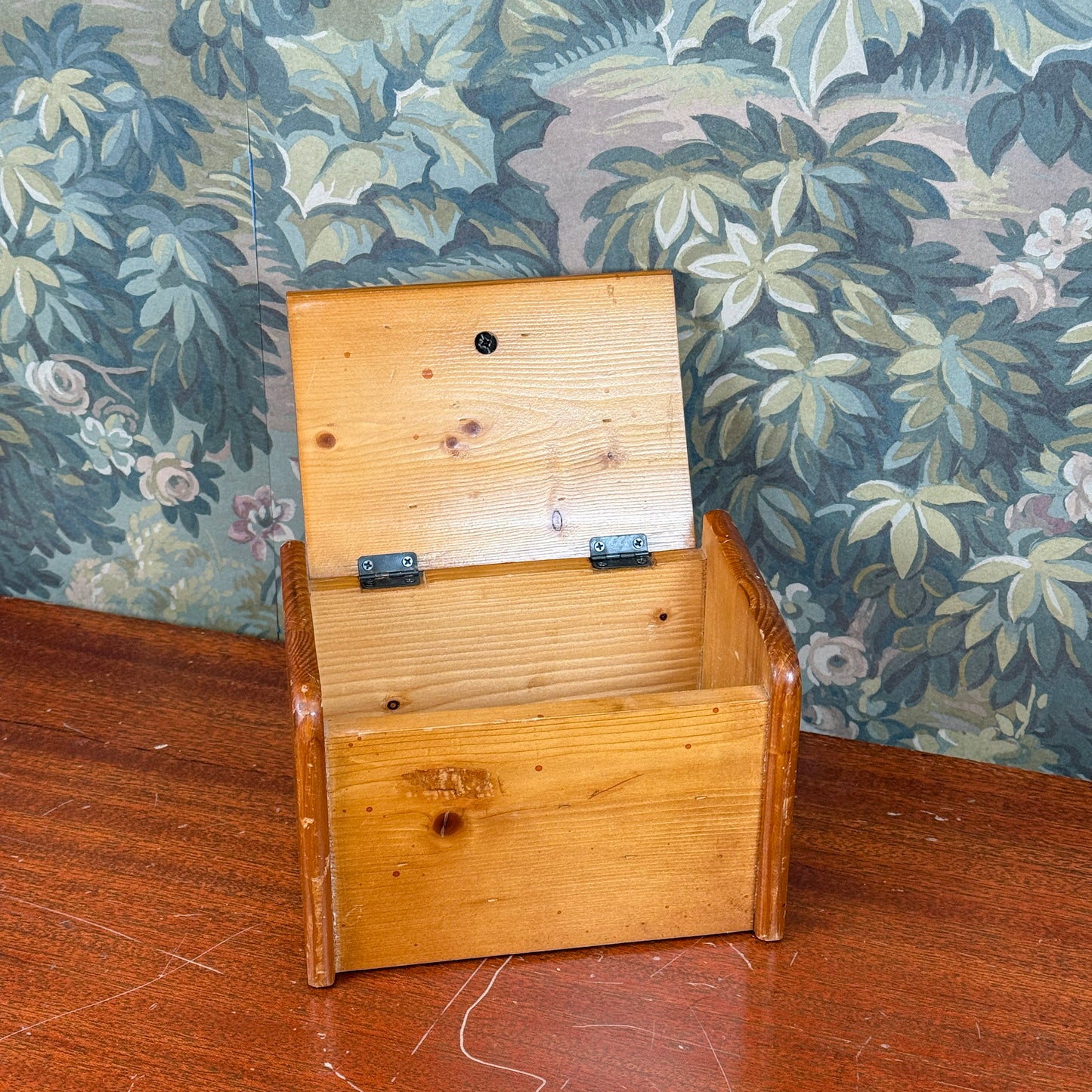 Vintage Wooden Recipe Box