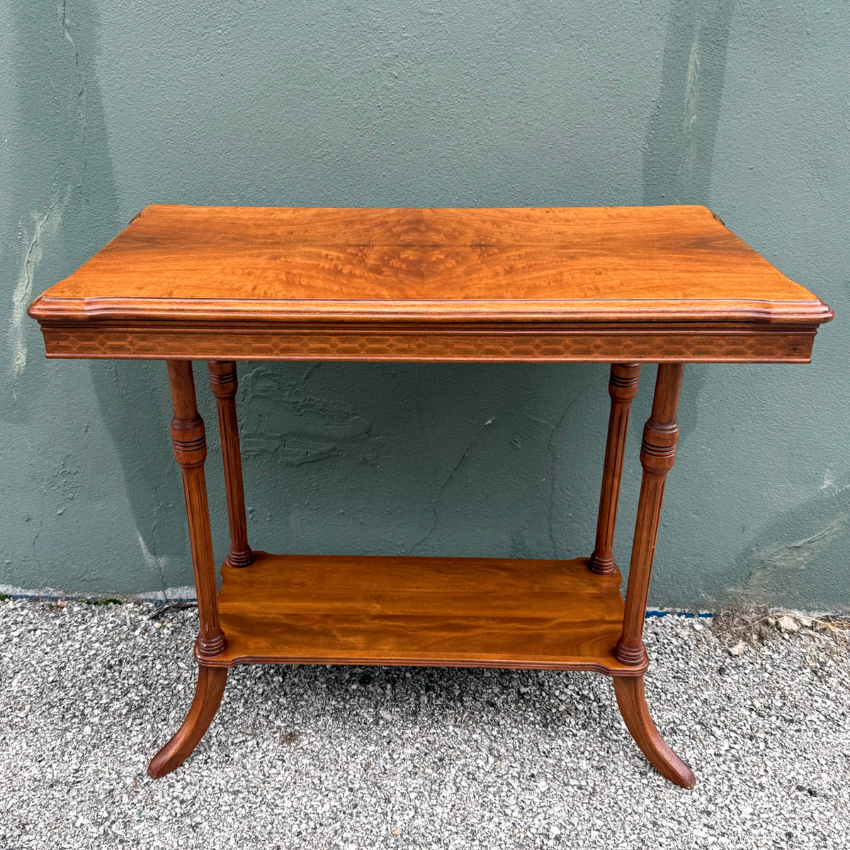 Vintage Fretwork Side Table