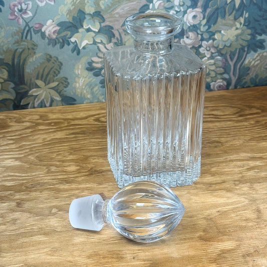 Vintage Ridged Decanter
