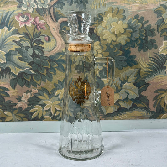Gold Leaf Emblem Decanter