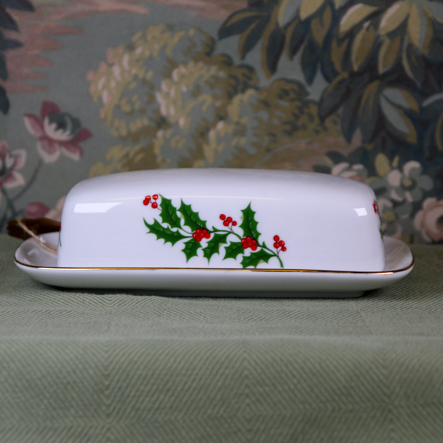 Christmas Butter Dish