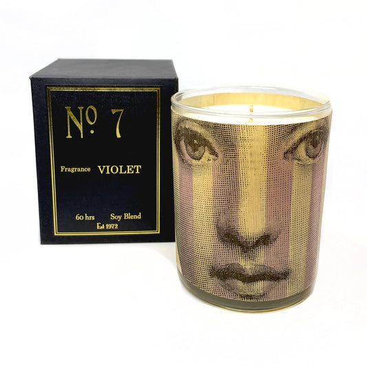 No 7 Violet Wood Candle