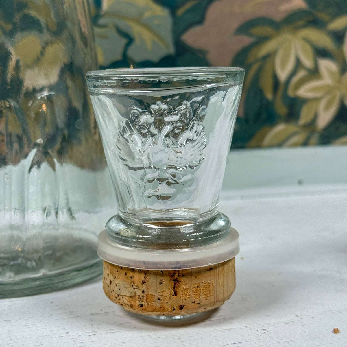 Gold Leaf Emblem Decanter