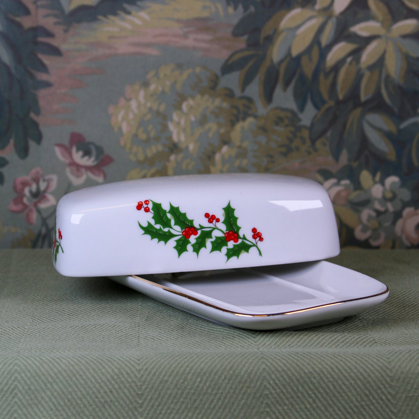 Christmas Butter Dish