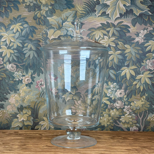 13" Glass Lidded Canister