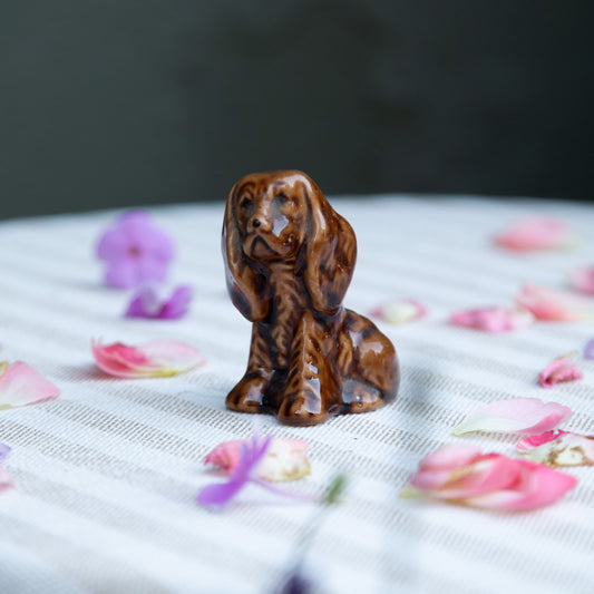 Vintage Ceramic Cocker Spaniel Dog Figurine