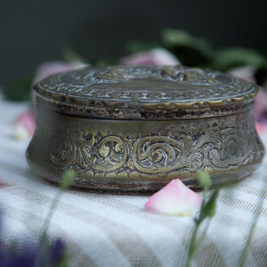 Vintage Scene Trinket Box