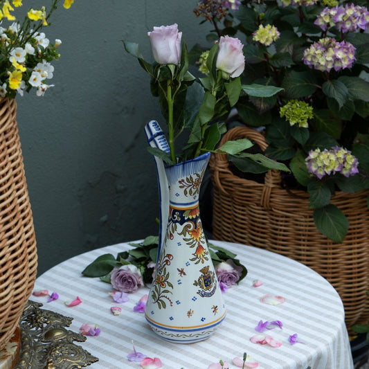 Antique French Faience Pitcher