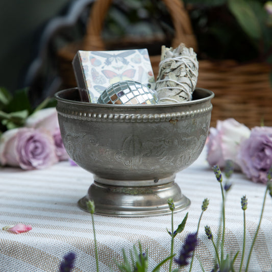 Vintage Silver Candy Bowl