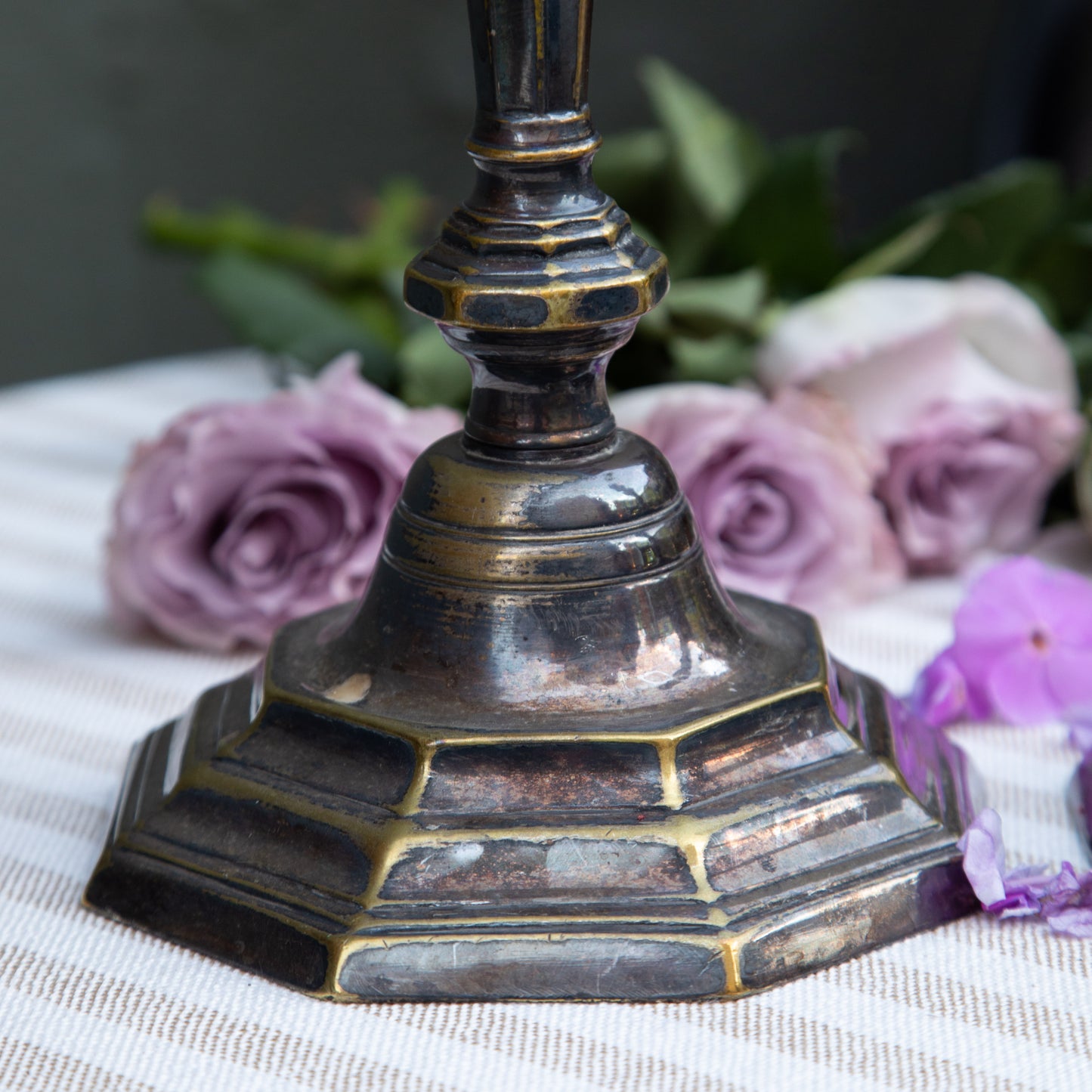 Pair of French Silver Candlesticks