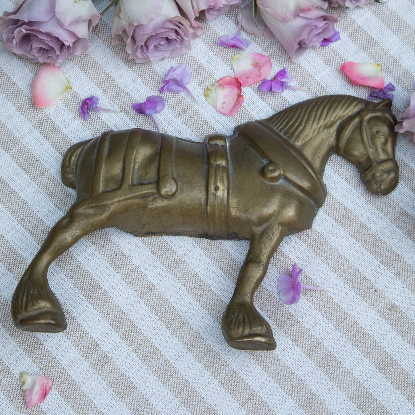Brass Horse Wall Decal