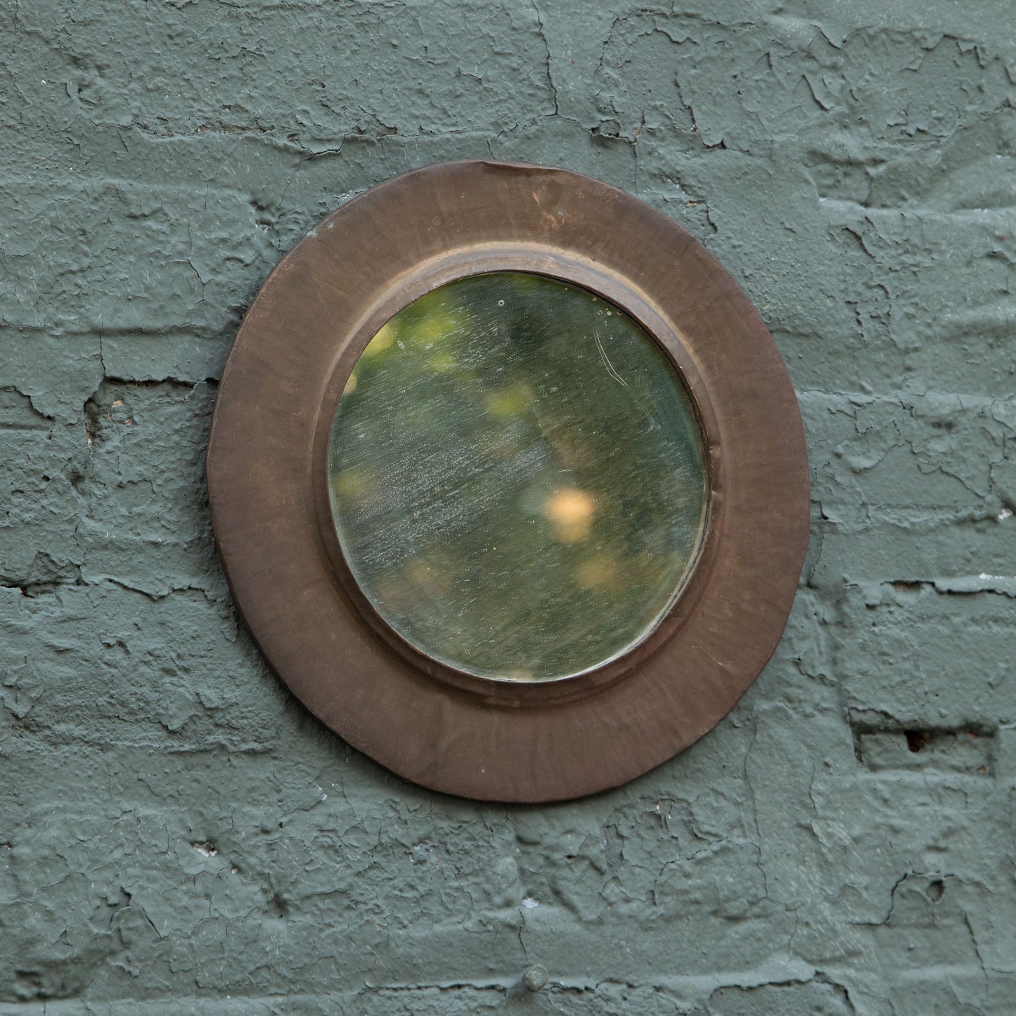 Antique Brass Mirror