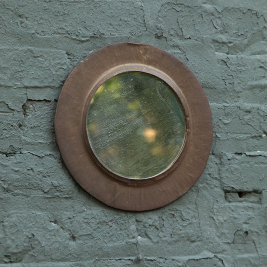 Antique Brass Mirror