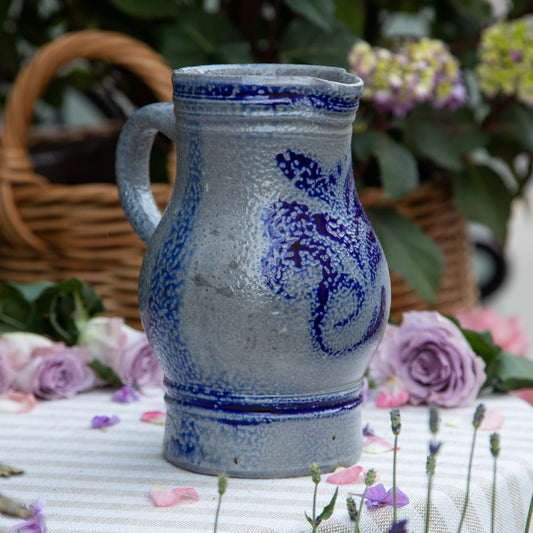 Vintage Large Salt Glaze Pitcher